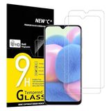 NEW'C 2 Stuks, Screen Protector voor Samsung Galaxy A30s, Galaxy A40s, Gehard Glass Schermbeschermer Film 0.33 mm ultra transparant, ultra resistent