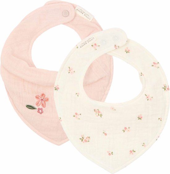 Little Dutch 2-pack Bandana slab - Wit - Fairy Garden - Fairy Blossom