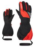 Ziener LAILACO Skihandschoenen / wintersport voor kinderen, waterdicht, PFC-vrij, rood, 3