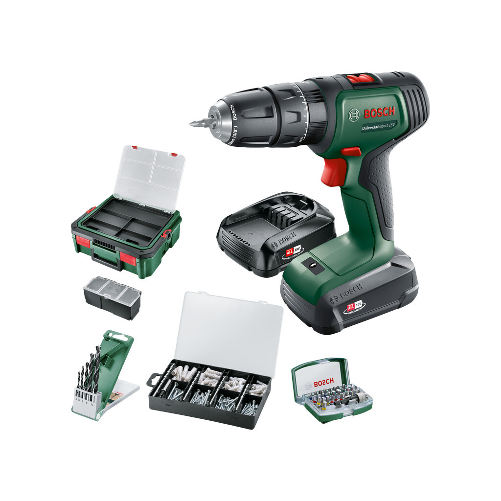 Bosch UniversalImpact 18 SystemBox 210-delig