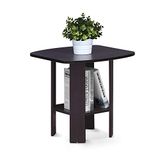 FURINNO Eindtafels, Hout, Donkere Walnoot, one size