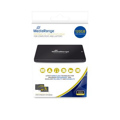 MediaRange MR1001 120GB SSD - Zwart