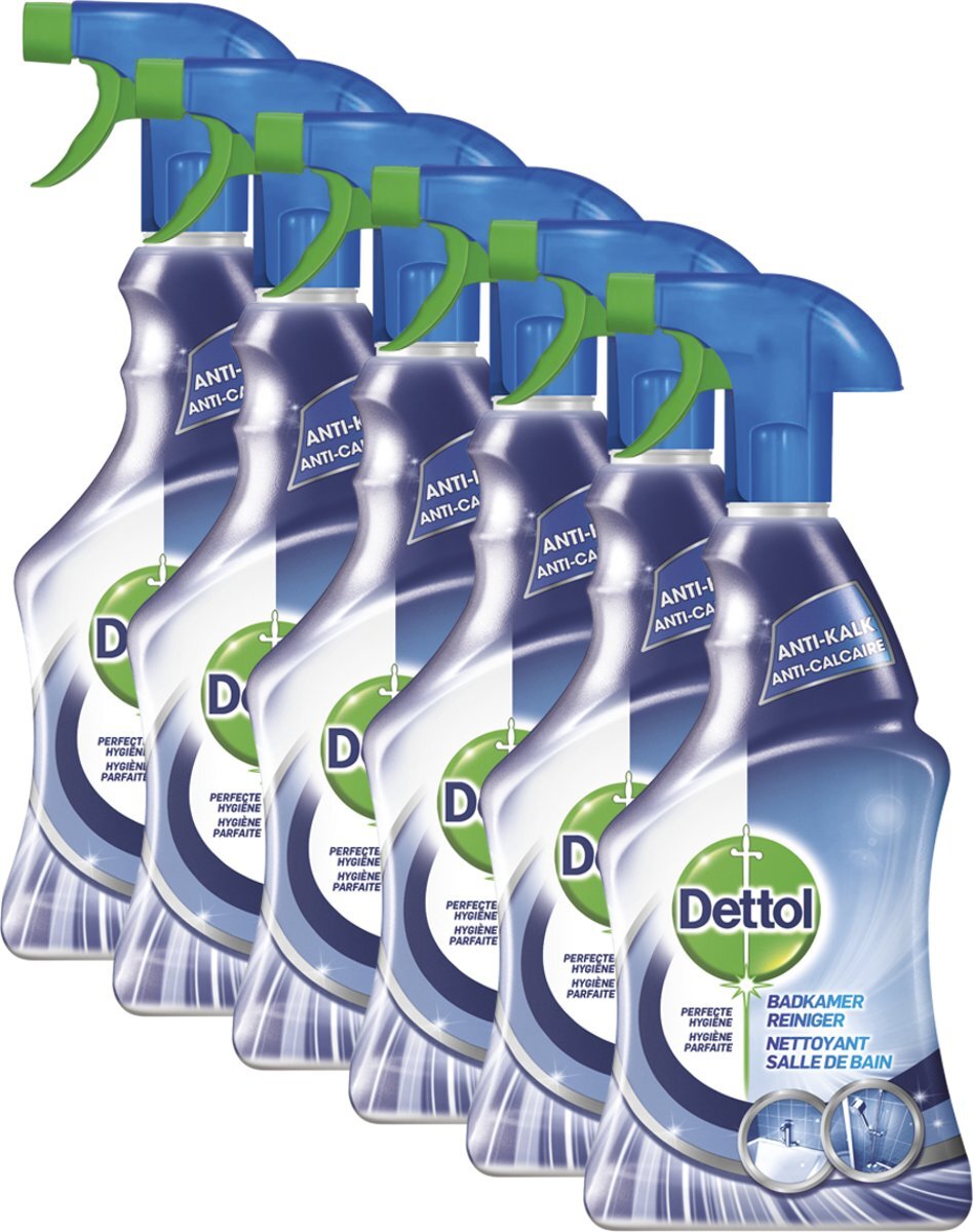 Dettol Badkamerreiniger Spray - 6 x 500 ml - Grootverpakking