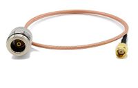 50 cm SMA (M) op N (F) coaxiale verlengkabel RG-316