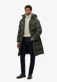 Superdry Hooded Longline Puffer Winterjas Heren - Maat S