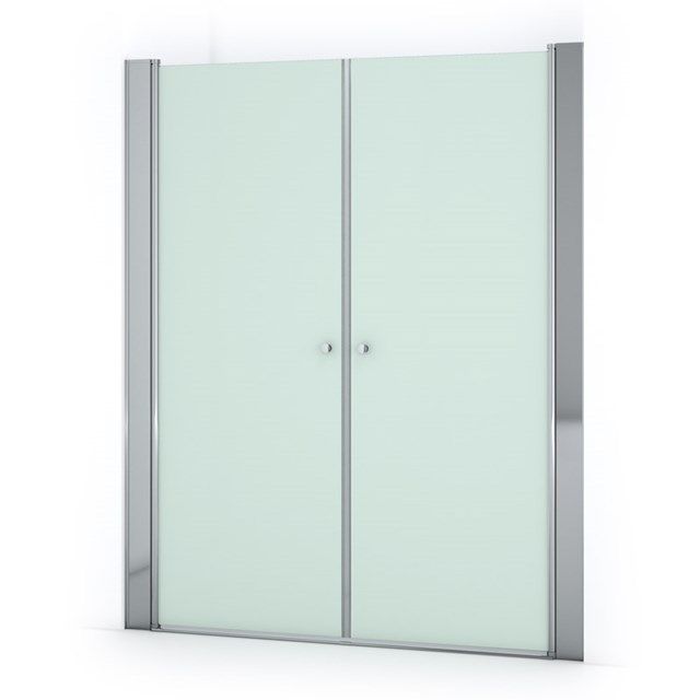 Maxaro Douchedeur Zircon Comfort 165cm Pendeldeur Matglas Chroom