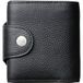 A.P.C. Unisex Trifold Charles Black Wallet