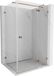 Mexen Lunar T cabine de douche à charnière droite 135 x 80, transparent, or rose