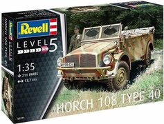 Revell 03271 14 modelbouwset Horch 108 Type 40" in schaal 1:35, niveau 5