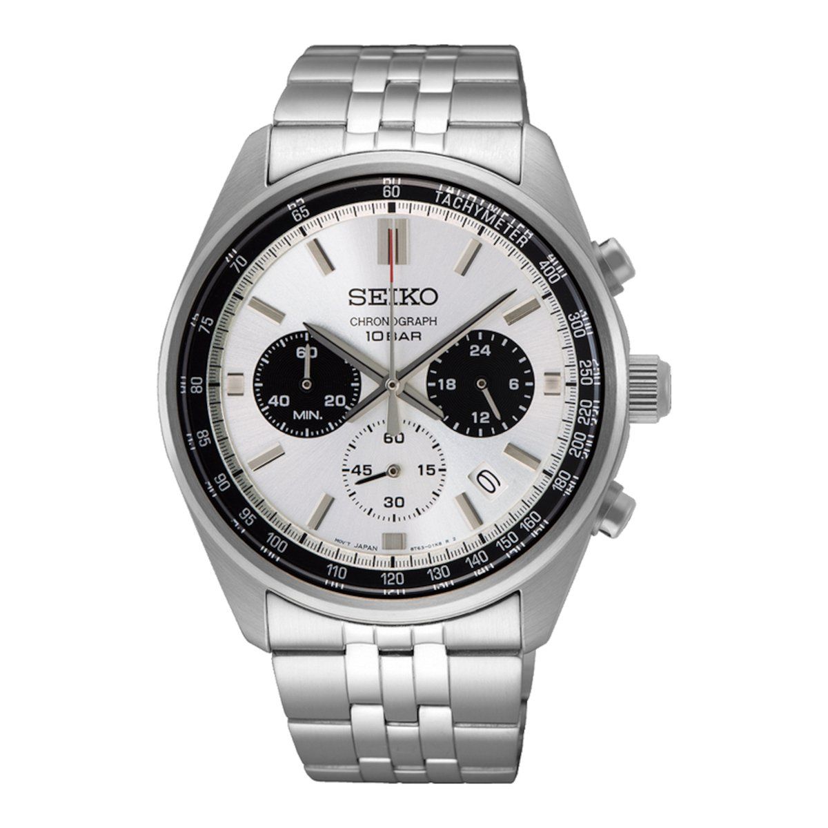 Seiko SSB425P1 Heren Horloge Zilverkleurig - Heren - Quartz - Zilverkleurig