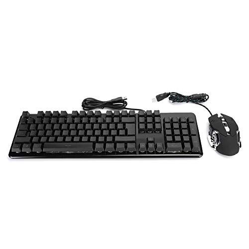 ZIYOU LANG T60 Bedraad Gamingtoetsenbord met Opgerolde USB C-Kabel, QWERTY Mini 60% Compact 62 Toetsen Anti-ghosting 18 Rainbow Backlit Oplichtend Mechanisch Linear Rode Switch voor pc/Mac - Blauw