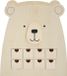 Houten Artemio Adventskalender beertje 33x35,5x13,5 cm