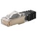 Panduit SPS6X88-C connecteur RJ-45 noir, métallique, transparent