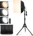 VEVOR Set de boîtes à lumière professionnelles pour studio photo 40x40cm 3000-6500K réglable