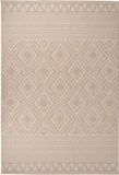 vidaXL Buitenkleed met patroon platgeweven 160x230 cm bruin