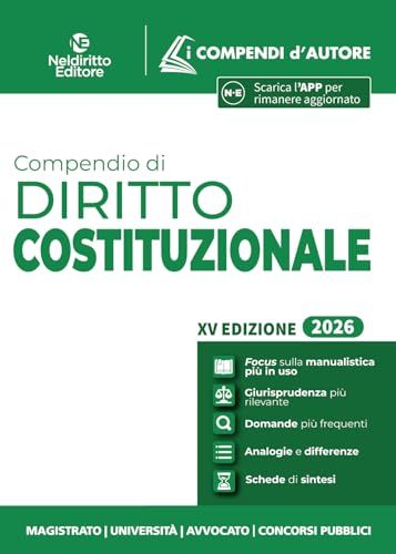 Compendio di diritto Costituzionale 2026