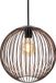 EGLO Almanzora Hanglamp - E27 - Ø 32 cm - Zwart/Koper