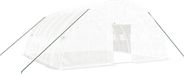 vidaXL Serre avec cadre en acier, 36 m², 6x6x2,85 m, blanc