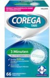 Corega Gebitsreiniger Tabletten 3 Minuten – 66 stuks – Snelle reiniging van kunstgebitten