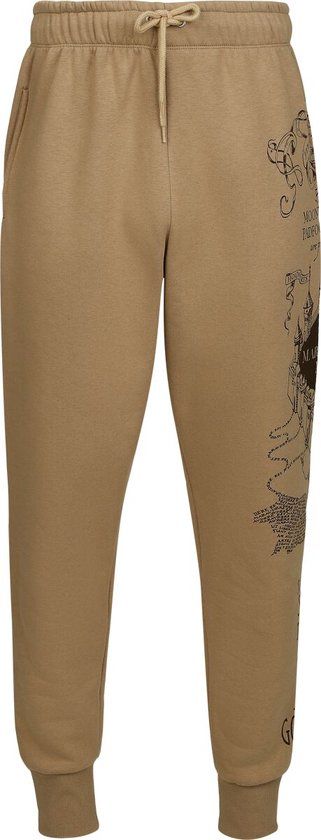 Harry Potter Marauder's Map Heren Trainingsbroek - Lichtbruin - M