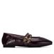 XTI - Ballerines Femme Bordeaux - Chaussures confortables et polyvalentes - Mode décontractée - Modèle 14640502 (Taille 36)