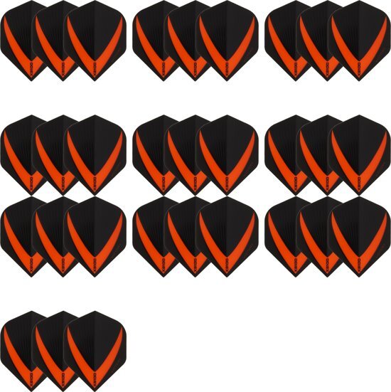 Dragon Darts 10 sets 30 stuks Super Sterke â€“ Oranje - Vista-X â€“ darts flights â€“ e