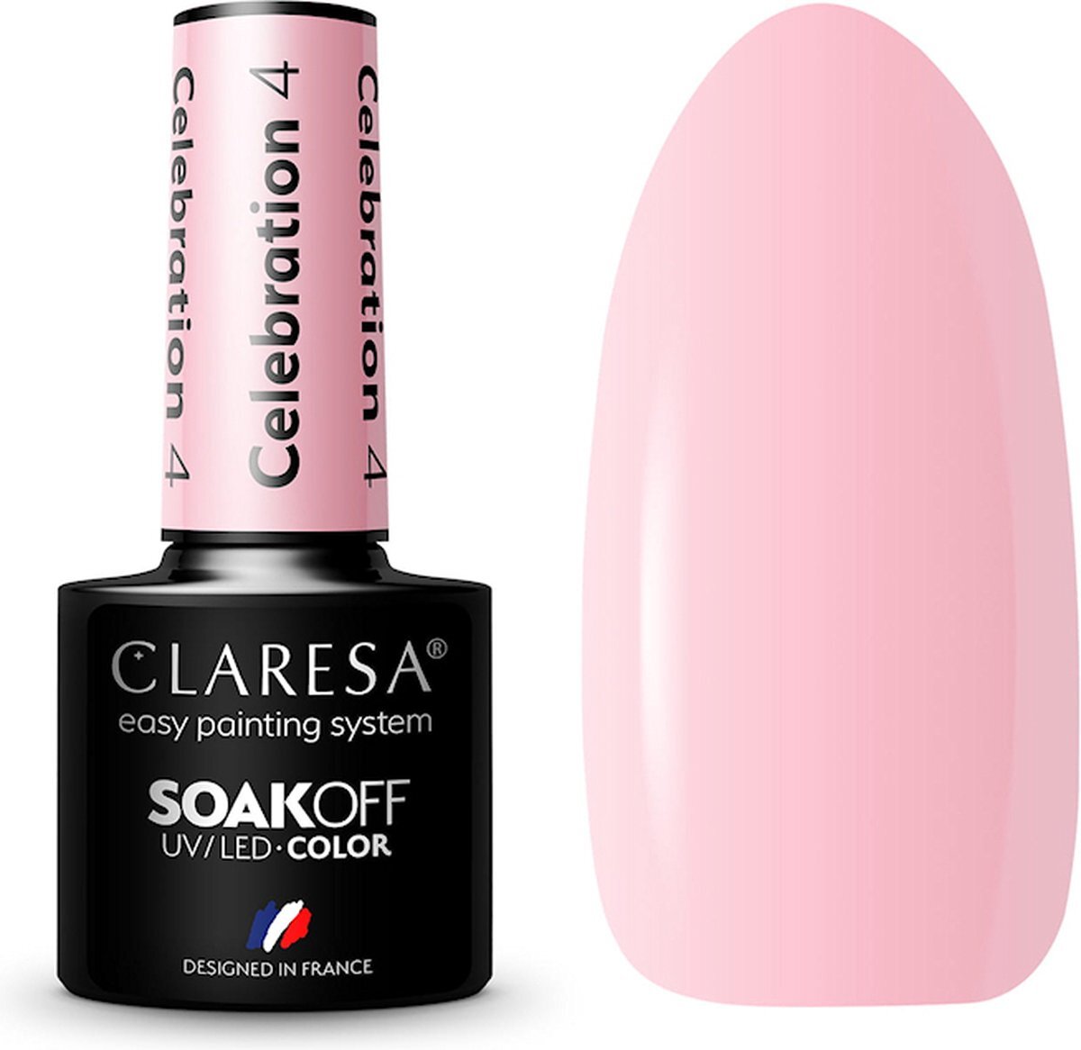 Claresa UV/LED Gellak Celebration Roze #4 – 5ml.