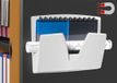 C.E.P. Solutions Magnetische wandhouder voor folders, grijs, A4-formaat, 1 vak.