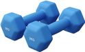 Gorilla Sports Vinyl Halterset 2 x 2 kg – Blauw
