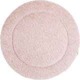 Baby's Only Tapis de parc rond Snow - Vieux Rose - Ø90 cm
