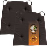 sleepling Basic 10 stoelkussenset 2-delig - stoelkussens 40x40 cm - kastanje