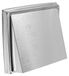 Grille d'extraction en acier inoxydable pour sèche-linge, 121 mm, pour montage en mur extérieur