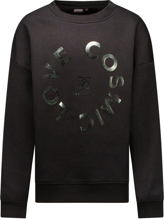 Cars Jeans Sweater Limea jr. meisjes zwart maat 128