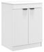 Blanc Armoire de salle de bain avec grand espace de rangement