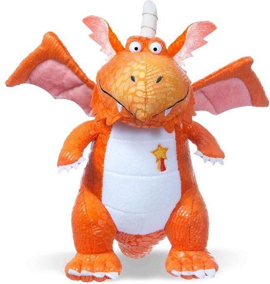 Aurora Knuffel Draakje Dries Oranje 26,5 Cm