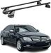 Menabo Barre de toit Mercedes-Benz Classe C (W204) 2007-2013 Noir