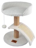 Wooly Krabpaal met speelgoed en krabpaal, 30 x 40 cm, ecru