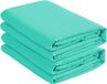Gebreide jersey hoeslaken van 100% katoen met 2 eenpersoonsbedden (2-pack), zacht en comfortabel - 2 aparte bedden extra lang, 38 cm diepe zak, 99 x 203 cm, ideaal voor slaapzaal, ziekenhuis en split