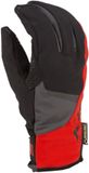 KLIM Inversion GTX High Risk Rood Handschoen - Zwart/Grijs/Rood - Maat XL
