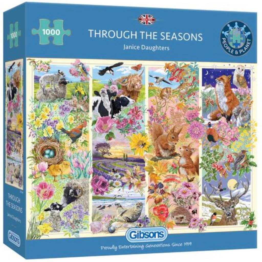 Gibsons Through the Seasons Puzzel (1000 stukjes)