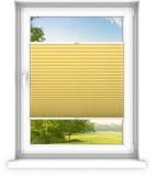 time4blinds - Plisségordijn zonder boren op maat gemaakt - Vouwgordijn - Plisségordijn privacy en zonwering - Eenvoudige installatie - Kant-en-klaar plisségordijn - 40x110 cm - Napolitaans