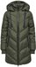 JDY Skylar Padded Hood Jacket Women's Coat - Size S - Forest Night