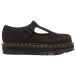 Dr. Martens Zebzag Getrommeld Nubuck Mary Jane Chaussures en Noir, Taille : 38