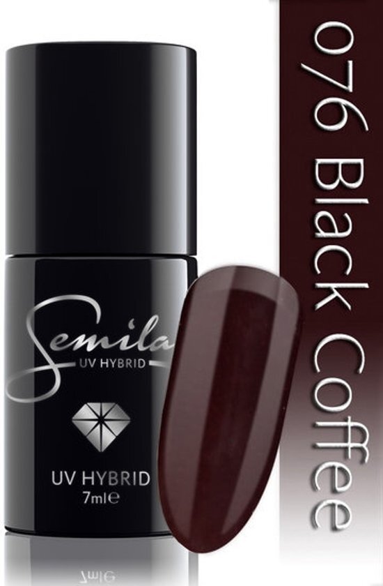 SEMILAC 076 UV Hybrid Black Coffee 7 ml