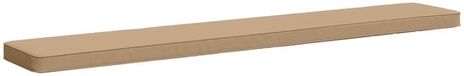vidaXL - 1-delig - Bankkussen - VUGHT - 100% - Polyester - Zand - 180 x 30 x 5 cm