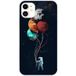 Apple iPhone 11 Siliconen hoesje Balloon Cosmonaut