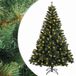 vidaXL Sapin de Noël artificiel articulé 180 cm 300 LED Blanc chaud