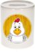 Bellatio Decorations Kippen Thema Spaarpot - Wit
