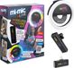 Mi-Mic Live vlogging kit: Apple - met draadloze microfoon - ringverlichting met 30 dynamische RGBW LED's - hub-aansluiting voor iPhones - voor zingen, optreden en podcasting