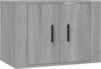 vidaXL Tv-wandmeubel 57x34,5x40 cm grijs sonoma eikenkleurig